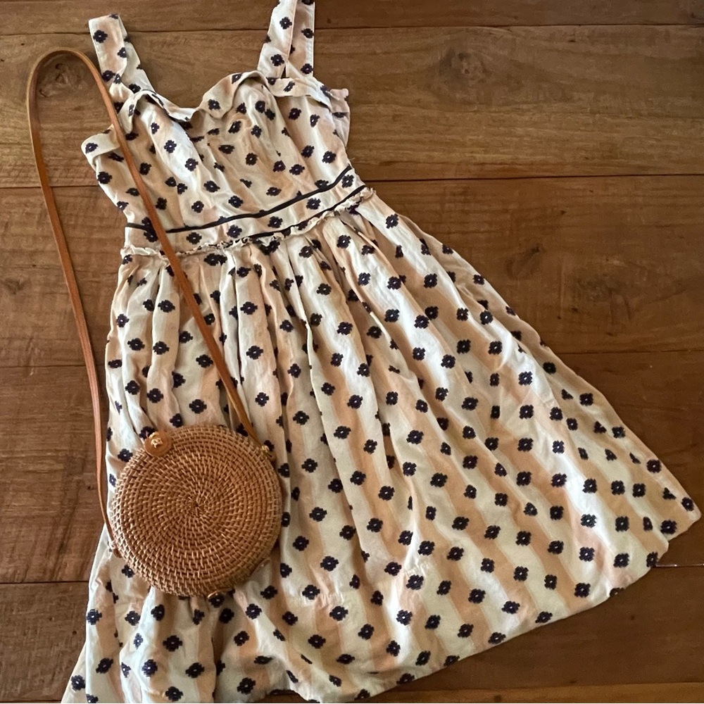 Maeve Anthropologie Retro Inspired Dress with Petticoat Lining and Pockets